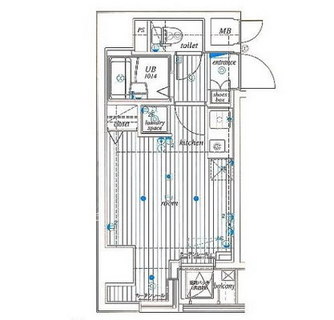 東京都品川区上大崎３丁目 賃貸マンション 1R