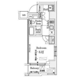 東京都品川区西中延１丁目 賃貸マンション 1K